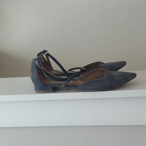 J. Crew Gray Women's Flats with Straps